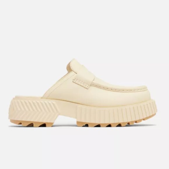 NEW Sorel Ona Ave Loafers - Waterproof, Leather in Honey White For Women 925 5s3 - Picture 3 of 10